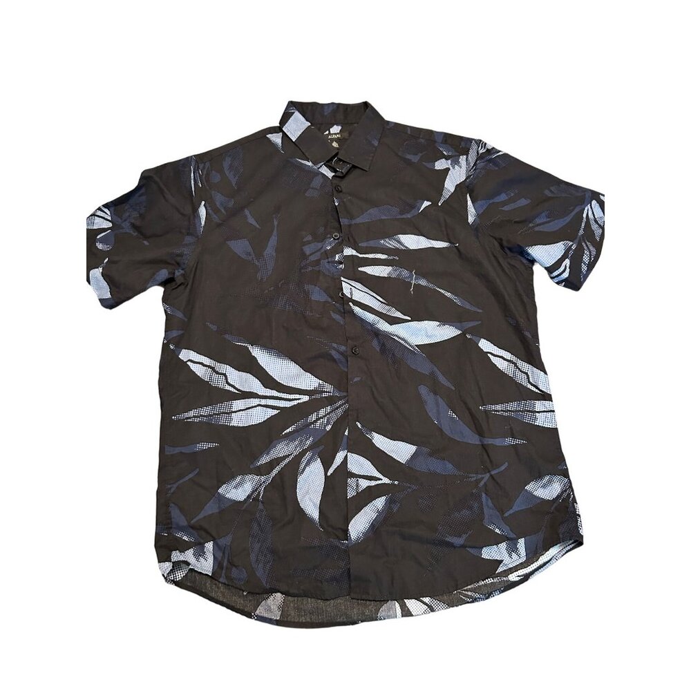 Men's Large Terrain Short Sleeve Button Front Shirt, Created for Macy's